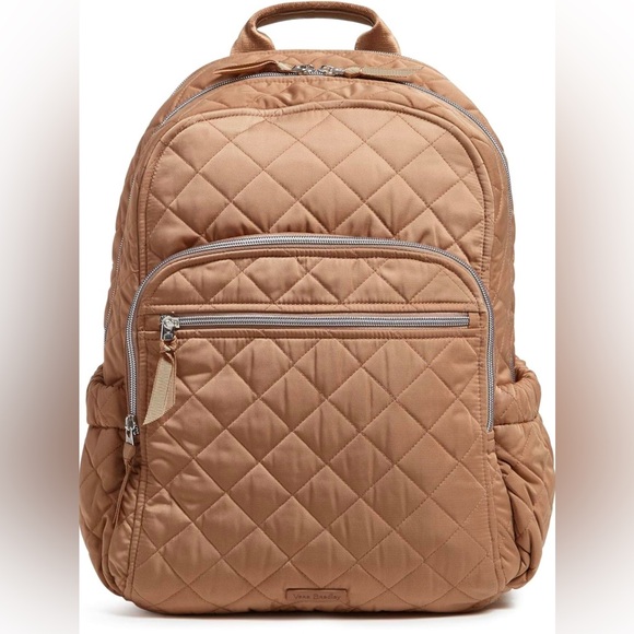 ✨NWT✨ Vera Bradley Meadowlark Tan Backpack - Picture 2 of 9